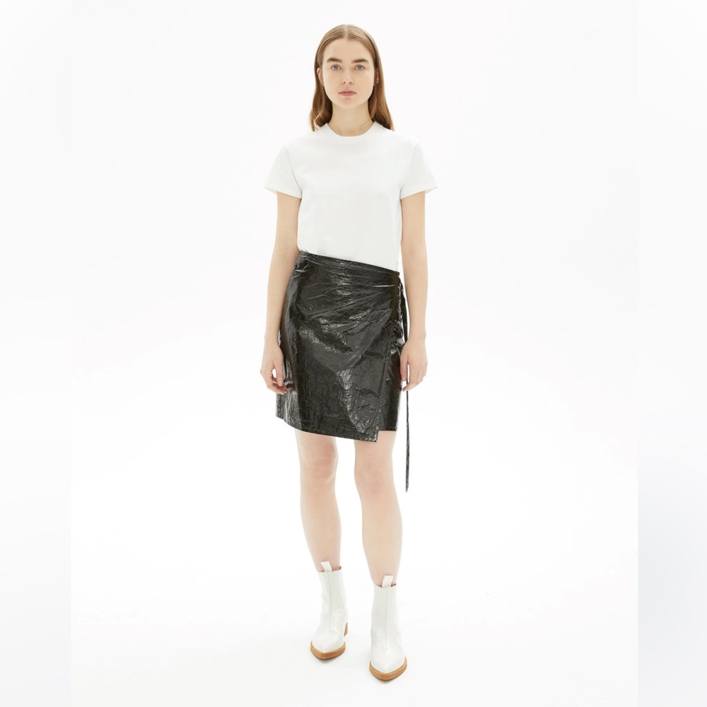 Helmut Lang Mylar Wrap Skirt XS